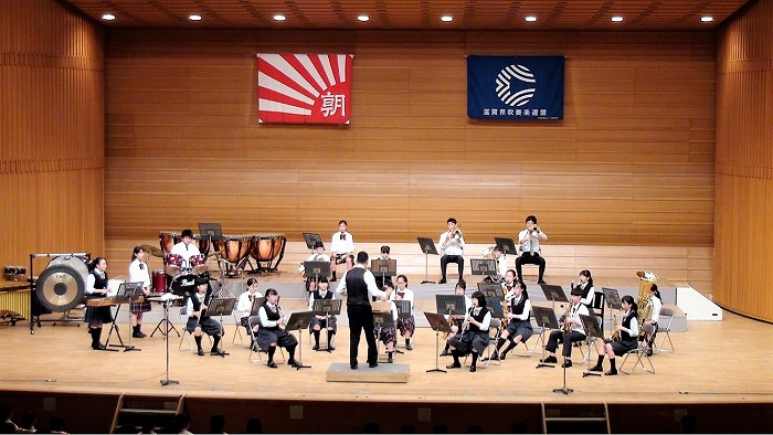 中学吹奏楽部 滋賀県吹奏楽祭に出演しました