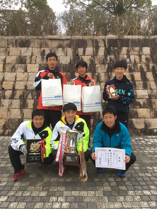 高校男子ソフトテニス部 福知山東ライオンズクラブ杯 優勝
