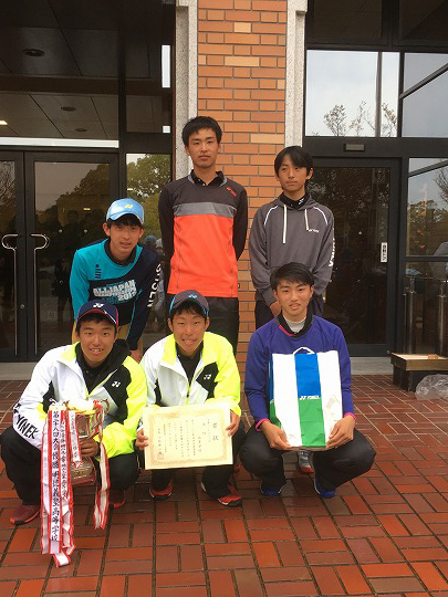 高校男子ソフトテニス部　第29回天理大会　優勝