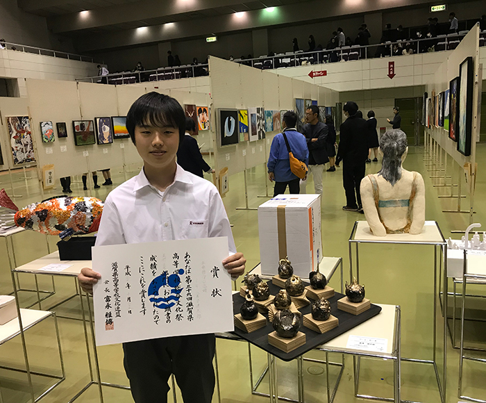 高校美術部 全国大会に滋賀県代表作品として出品します！