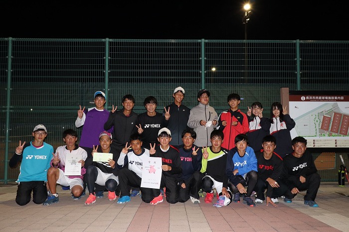 高校男子ソフトテニス部 2021年度滋賀県高等学校秋季総合体育大会団体戦 準優勝
