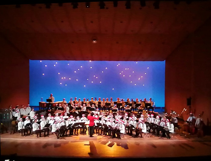 中高吹奏楽部 クリスマスコンサート2021を開催しました