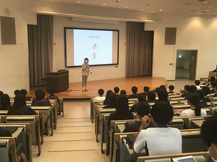 中3 国際理解教育「多文化共生講演会」を実施しました