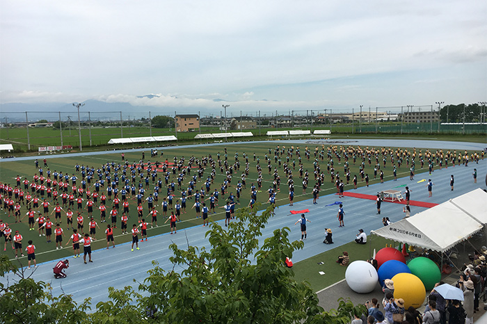 中学 体育祭開催しました