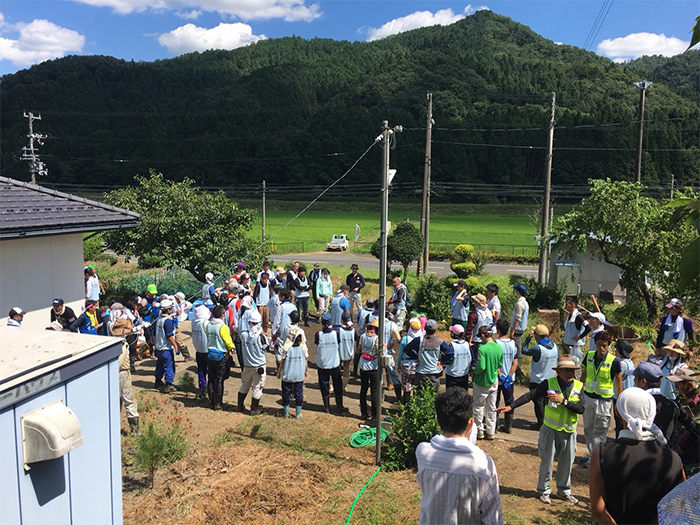 高校 PFJ 平成30年7月豪雨ボランティア参加