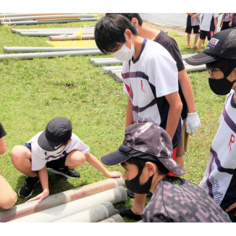 中1 琵琶湖学習 オーパルオプテックスにて最高の体験学習ができました