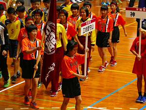 中学女子ハンドボール部 全国大会 一勝