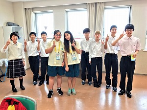 中学 台湾からの学校訪問を受け入れました