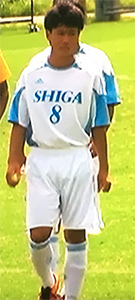 高校サッカー部 2年細川竜希君 滋賀県サッカー少年男子の部 国体代表に選出