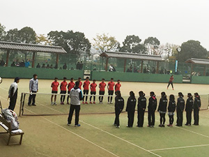 高校女子硬式テニス部 全国選抜高校テニス大会　近畿地区予選大会出場