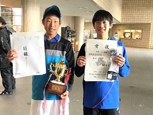 高校男子ソフトテニス部 滋賀県高等学校ソフトテニス選抜インドア大会