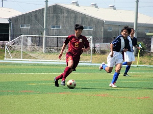 中学サッカー部 附属校中学サッカー部の交流戦が行われました