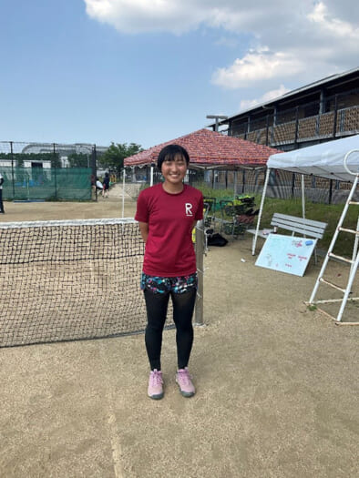 高校女子硬式テニス部 3年菊地紗加さんが「2022年度 国民体育大会 滋賀県選抜選手」に選ばれました