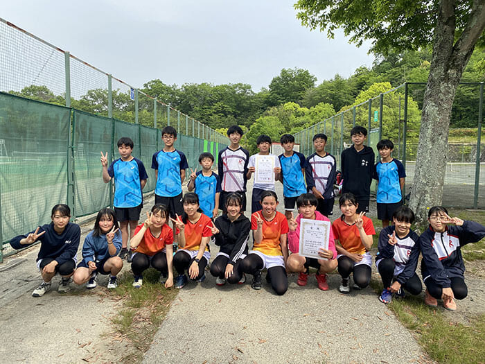 中学男女硬式テニス部 第59回滋賀県中学校春季総合体育大会 テニス競技 大会結果