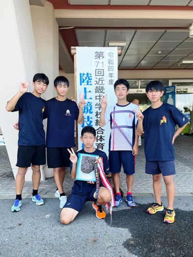 中学陸上部 近畿大会初優勝！