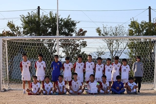 中学サッカー部 滋賀県秋季総合体育大会3Bブロック優勝・冬季サッカー選手権大会出場