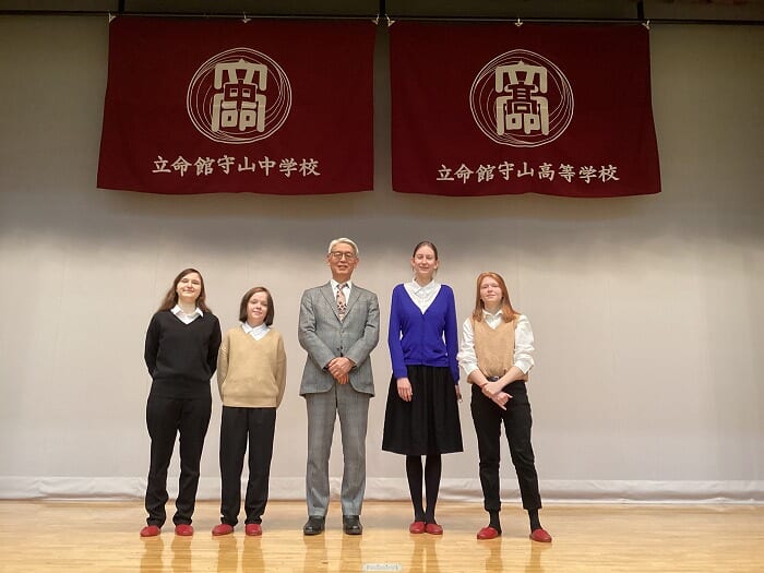 高校 留学生との交流や相互派遣が再開しています