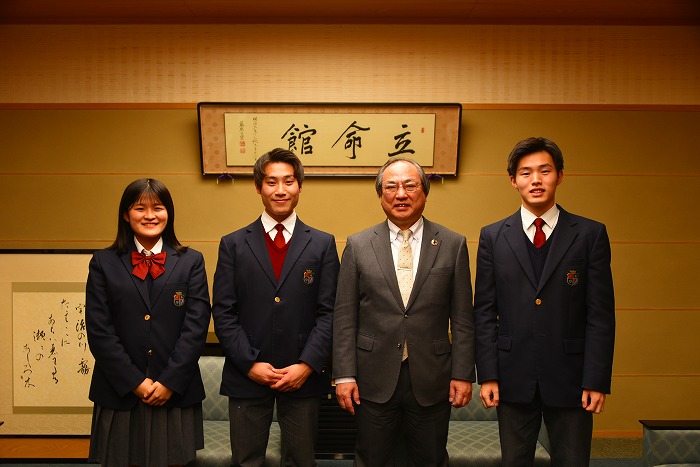 高校 リツモリラジオに仲谷総長が出演します