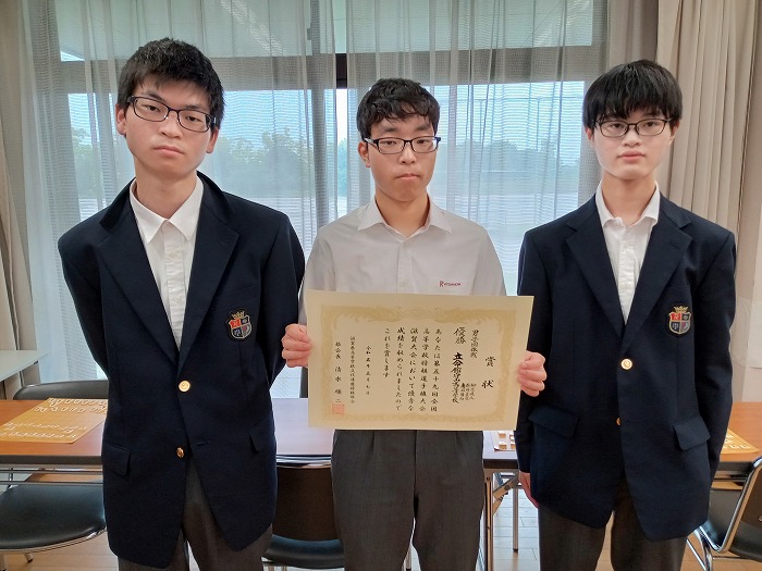 高校将棋部 全国高等学校将棋選手権大会滋賀大会 入賞