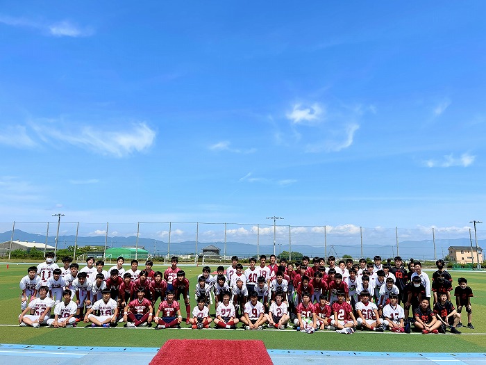 中学アメリカンフットボール部　2023年度JAPAN FLAG関西大会Aチーム優勝（初）Bチーム3位