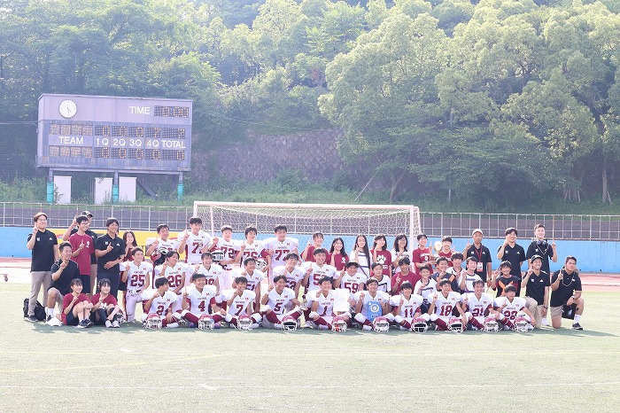 中学 第21回関西中学アメリカンフットボール選手権大会 初優勝！