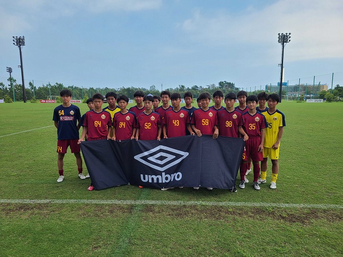 高校サッカー部 2023UMBRO CUP U-16 in J-VILLAGE にて準優勝
