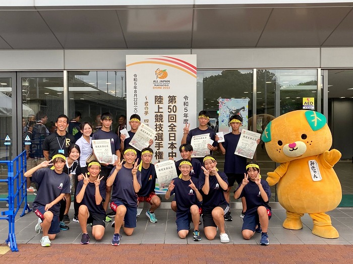 中学陸上競技部 全日本中学校陸上競技選手権大会 準優勝！