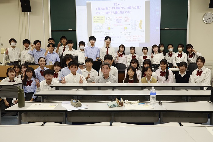 高2FT 第1回滋賀医科大学医療基礎セミナーが開かれました
