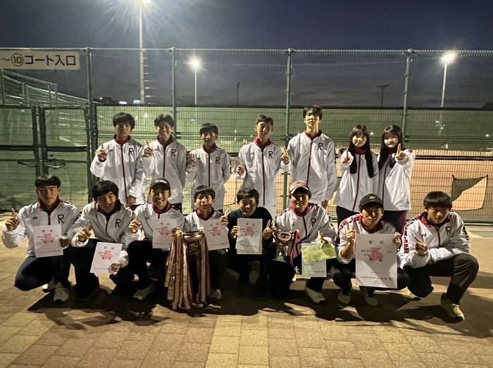 高校男子ソフトテニス部　滋賀県高等学校秋季総合体育大会に出場しました
