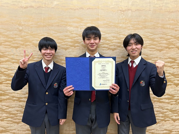 高校 第６回滋賀ジュニアリサーチグラント成果発表会で最優秀賞を受賞