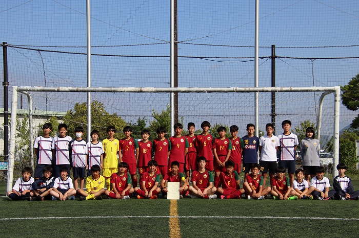 中学サッカー部 2023年度 滋賀県中学校春季サッカー選手権大会 準優勝