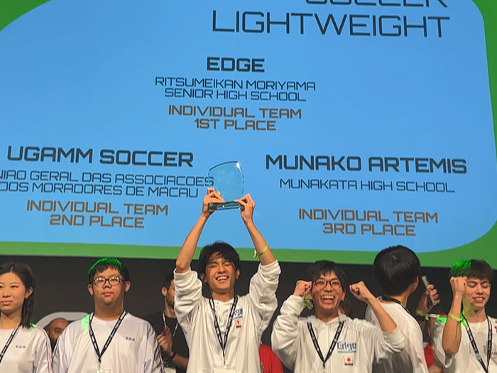 高校サイテック部 情報工学班「Edge」がRoboCup 2024世界大会で優勝