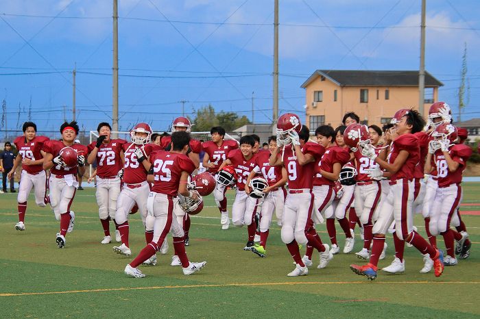 第11回日本中学生アメリカンフットボール選手権大会予選2戦目勝利