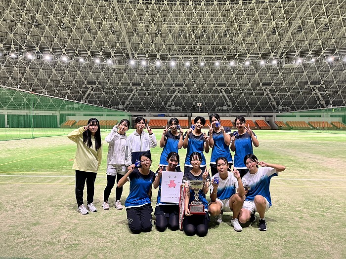 高校女子硬式テニス部　2024年度滋賀県高等学校秋季総合体育大会 テニス競技大会 女子団体戦　優勝！