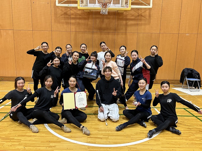 高校バトントワリング部　全国大会 金賞