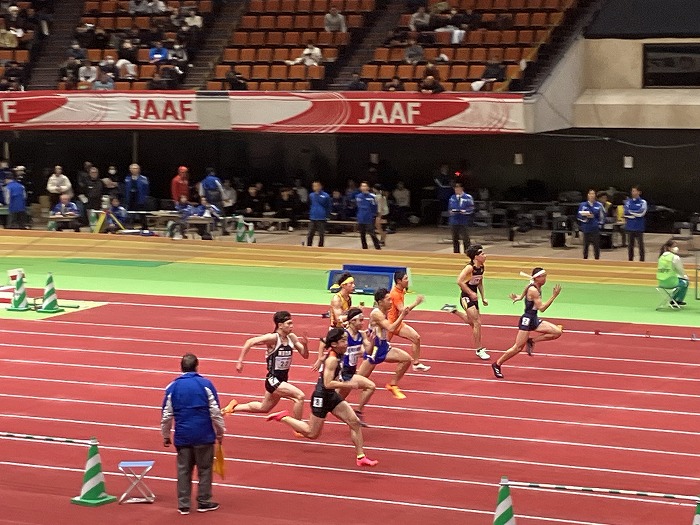 中学陸上競技部 「2025日本室内陸上競技大阪大会」に出場しました
