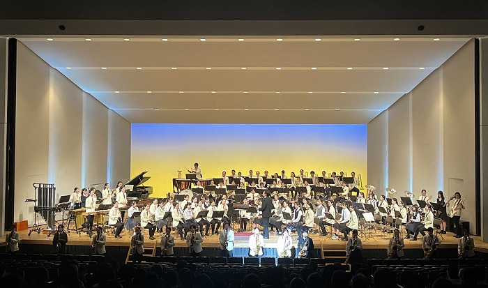 高校吹奏楽部「第2回 立命館守山高校 × 中学生合同演奏会」を開催しました