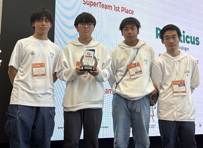 高校サイテック部 情報工学班「AIR」がRoboCup 2025世界大会で総合3位入賞！