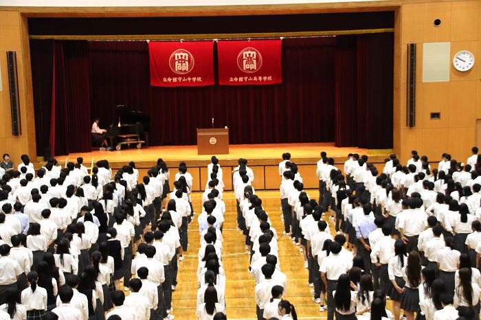 中高 2学期始業式を行いました